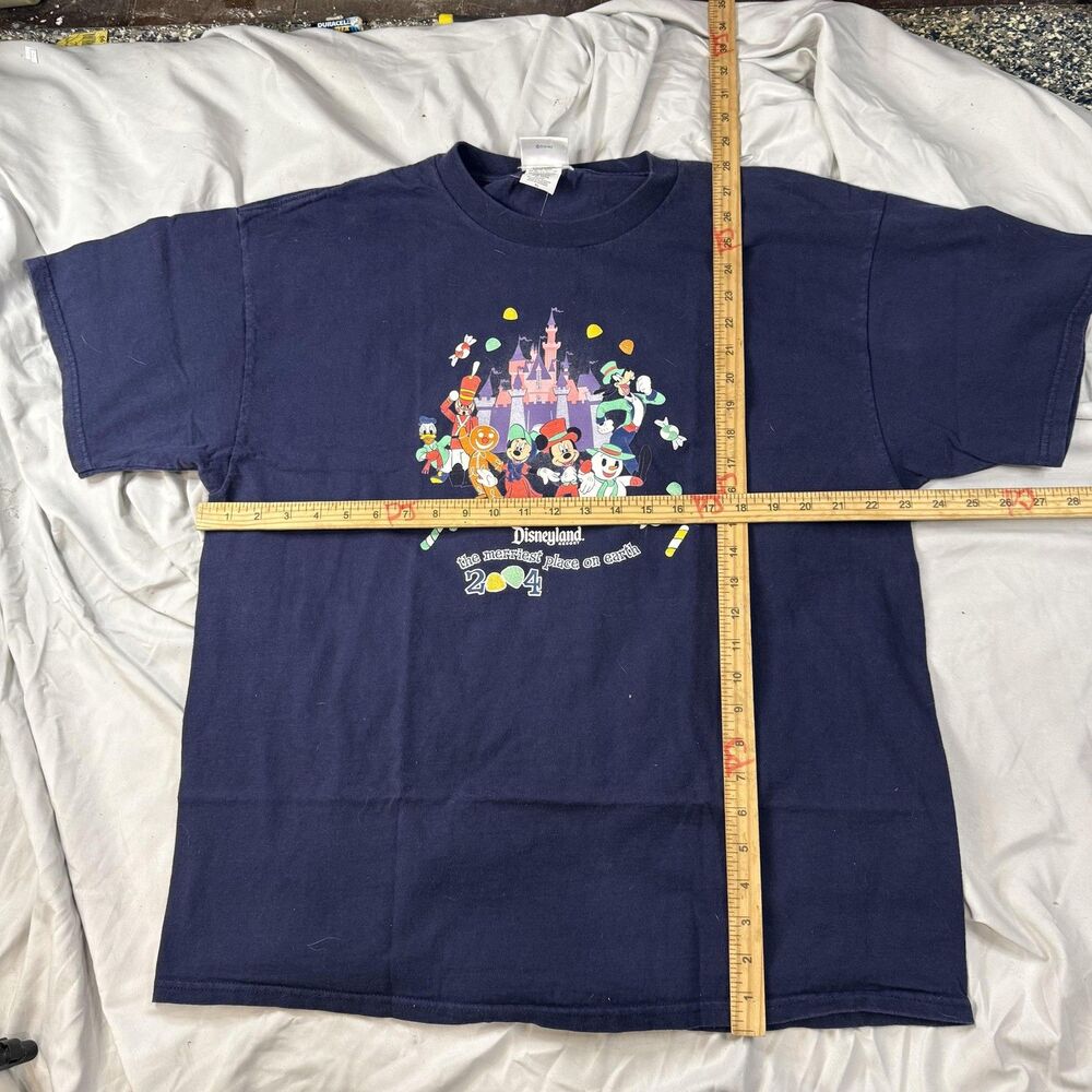 Vintage Disneyland Resort Shirt Mens L Blue 2004 Mickey Minnie Donald Goofy‎ - Picture 4 of 6